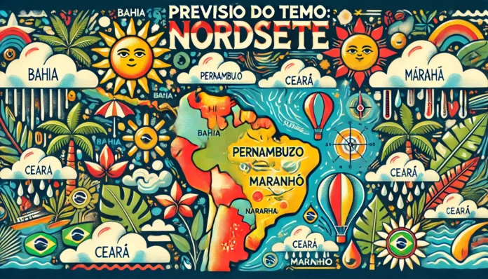 PREVISÃO DO TEMPO: Nordeste