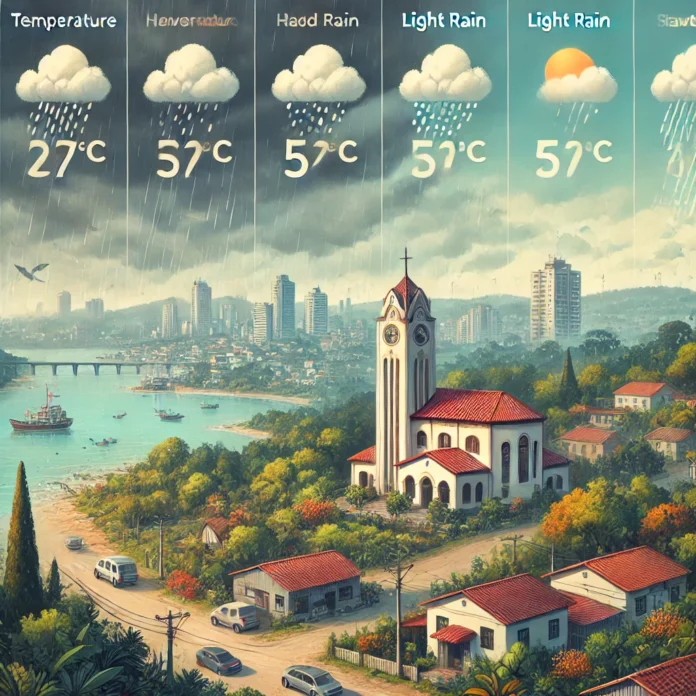 Frente Fria Altera o Clima no Rio Grande do Sul com Chuva e Queda de Temperatura