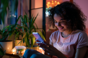 46% dos jovens preferem pedir delivery por celular ao invés da retirada no local ou drive-thru em função da comodidade. Foto: Midjourney